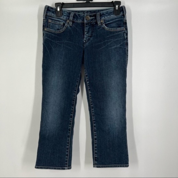 𝅺SILVER Jeans Aiko Capri crop Women’s size 27 - Picture 1 of 4